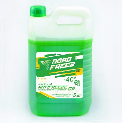 Антифриз G11 зелёный (5кг) NОRD FREEZ