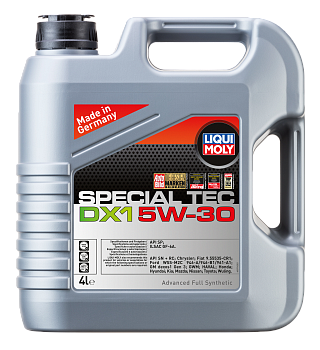 Синтетическое моторное масло Special Tec DX1 5W30 (4л) LIQUI MOLY