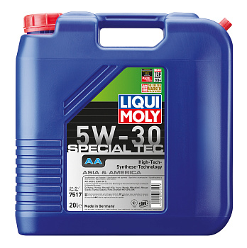Синтетическое моторное масло Special Tec AA 5W30 (20л) LIQUI MOLY